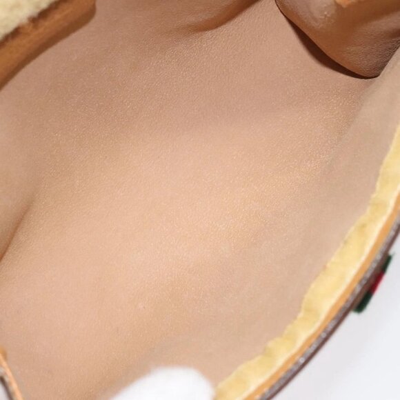 GUCCI Micro GG Supreme Web Sherry Line Bag PVC Beige - Picture 13 of 16